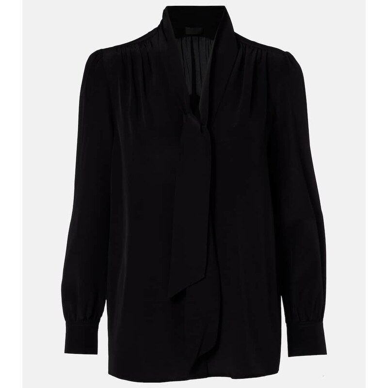 Nili Lotan Colt tie-neck silk blouse