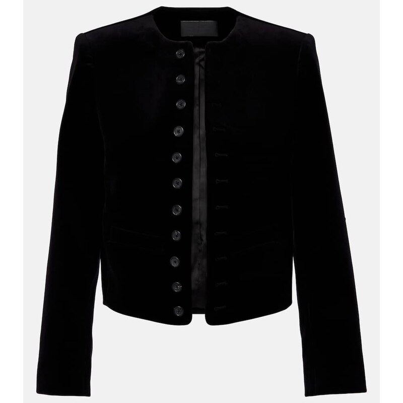 Nili Lotan Patti cotton velvet jacket