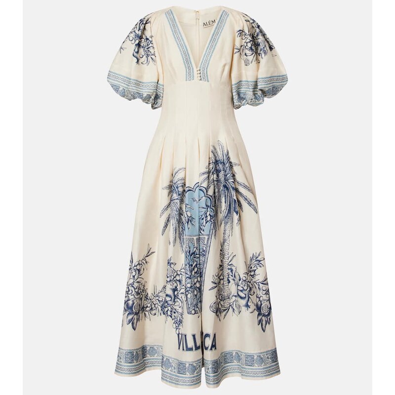 Alemais AlÃmais Villa Romantica linen-blend maxi dress