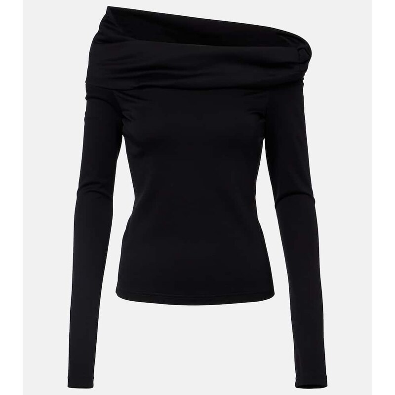 Max Mara Orafo off-shoulder virgin wool top