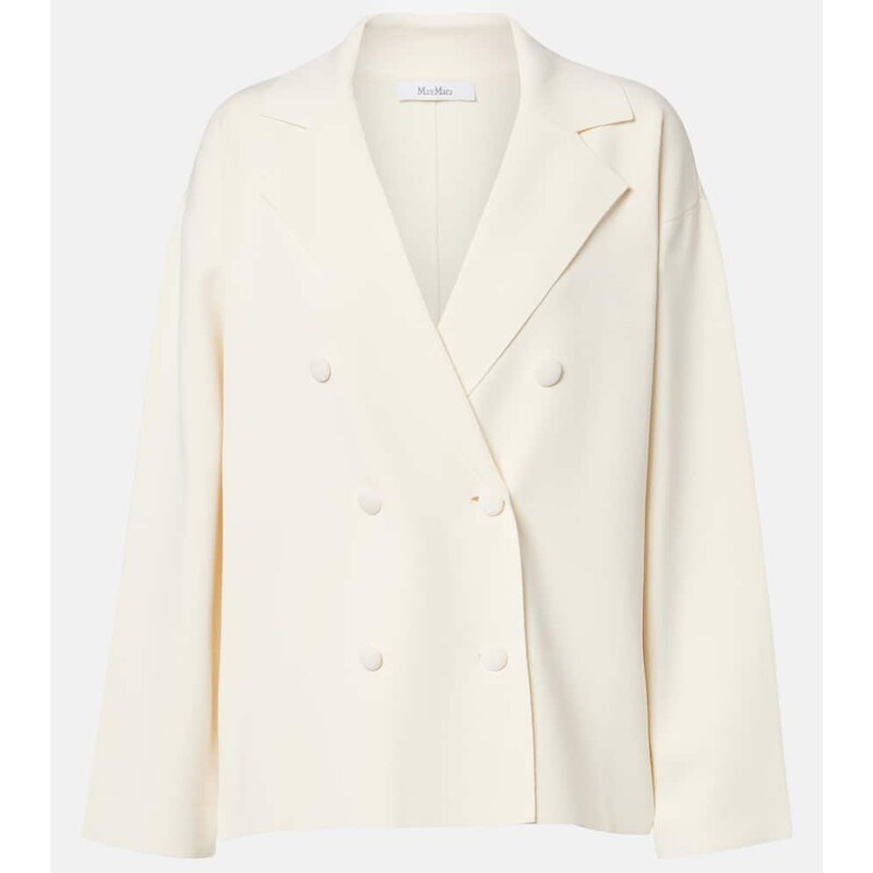 Max Mara Calte double-breasted crÃªpe blazer
