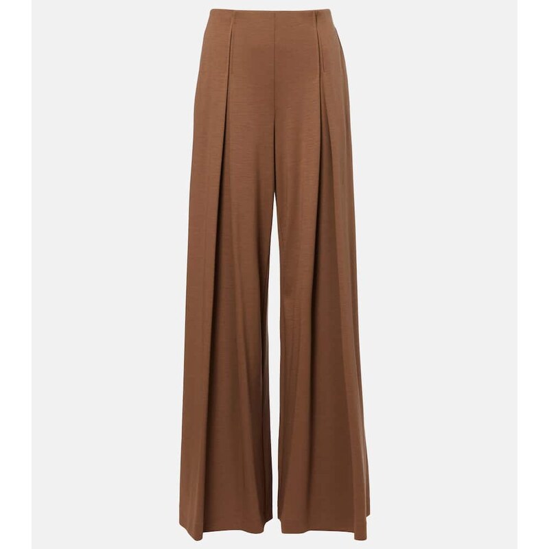 Max Mara Cocco virgin wool wide-leg pants