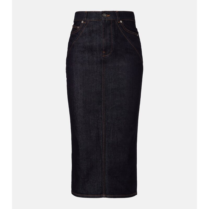 Givenchy Denim midi skirt