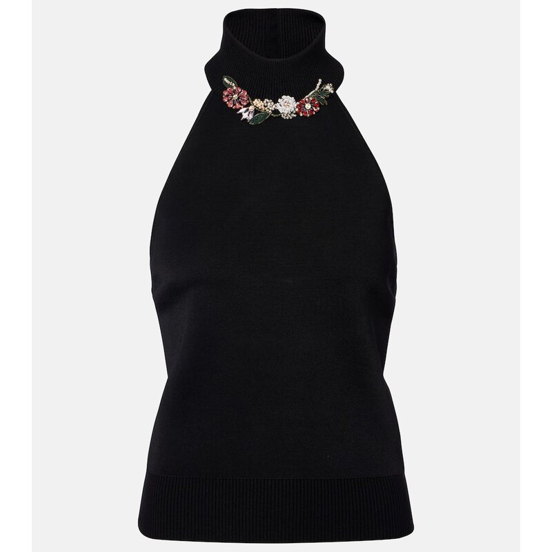 Givenchy Embellished halterneck top