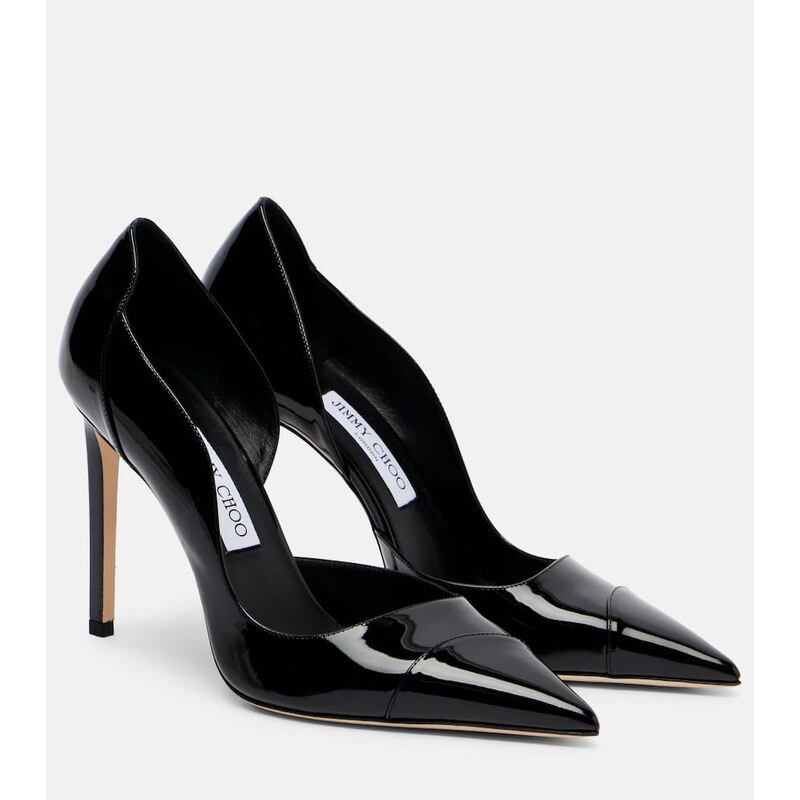 Jimmy Choo Brigitte 100 patent leather pumps