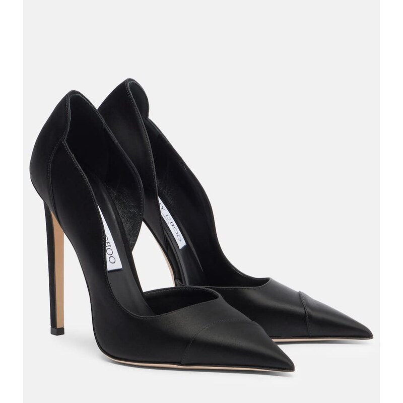 Jimmy Choo Brigitte 120 satin pumps
