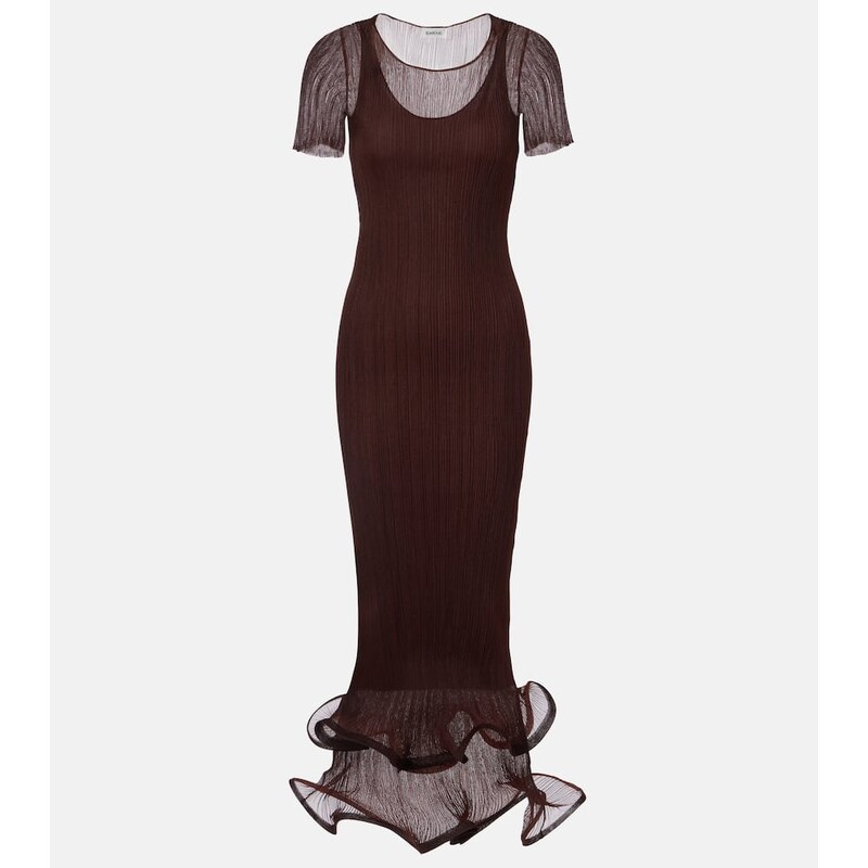 Simkhai Ruffled midi dress