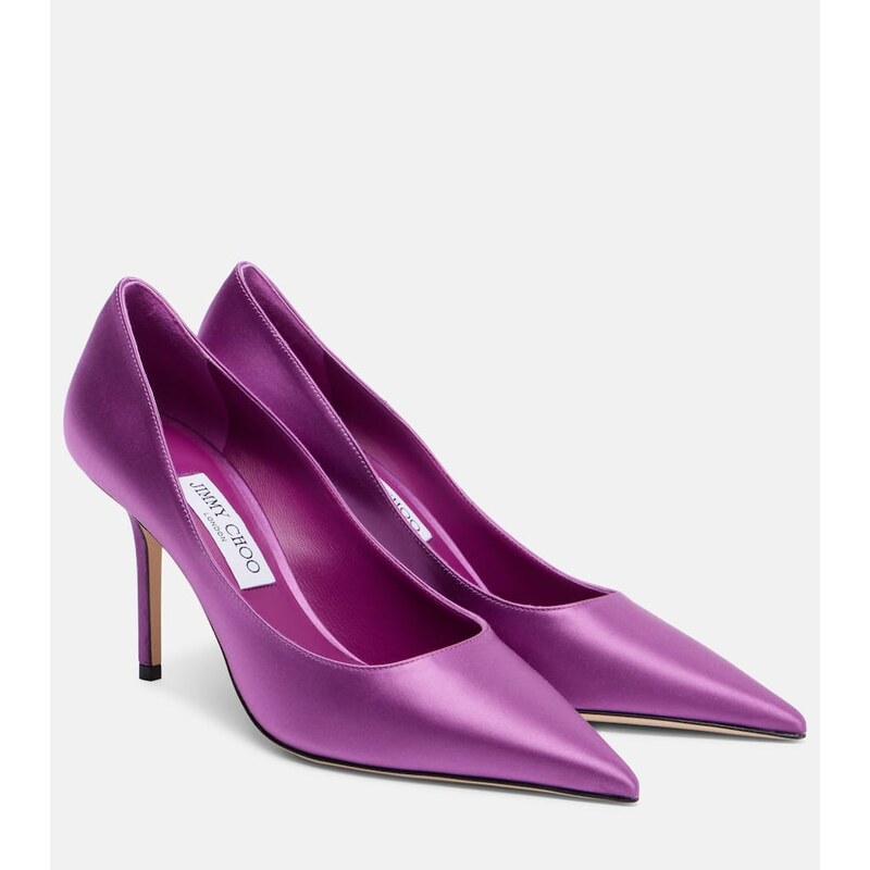 Jimmy Choo Love 85 satin pumps