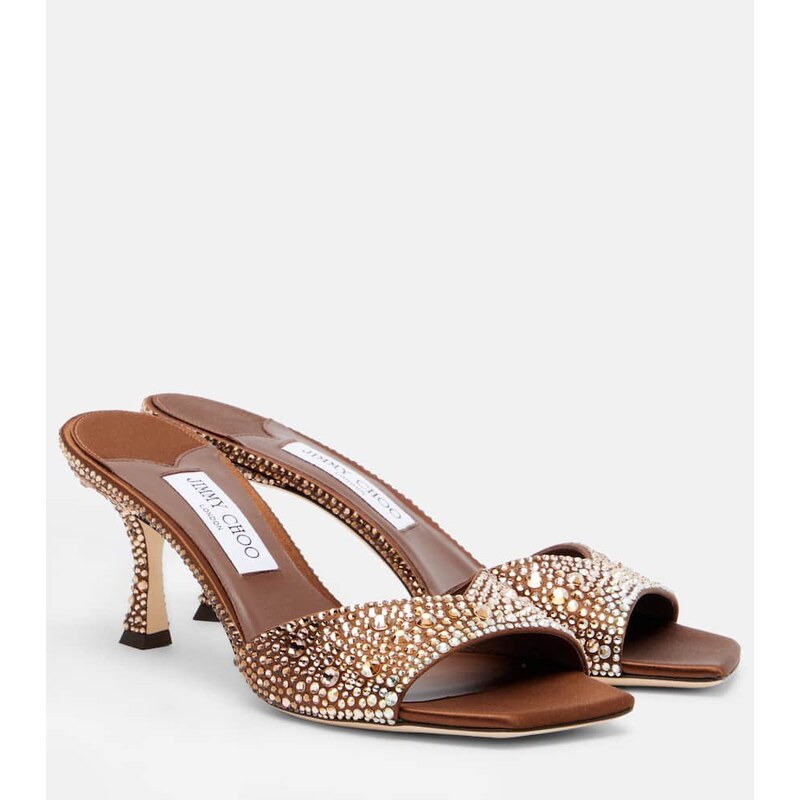 Jimmy Choo Skye 70 embellished mules