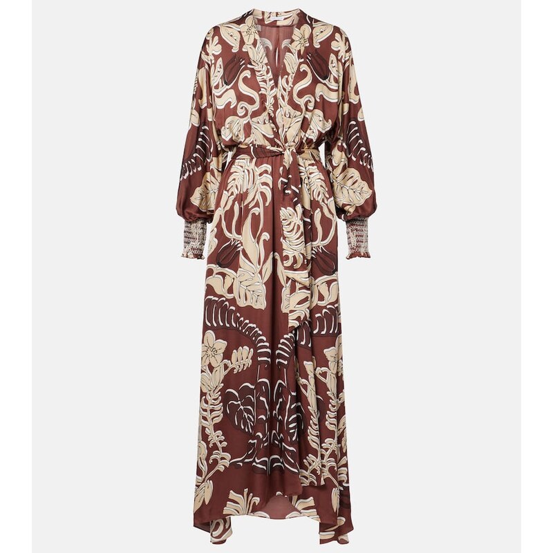 Poupette St Barth Kristen printed maxi dress