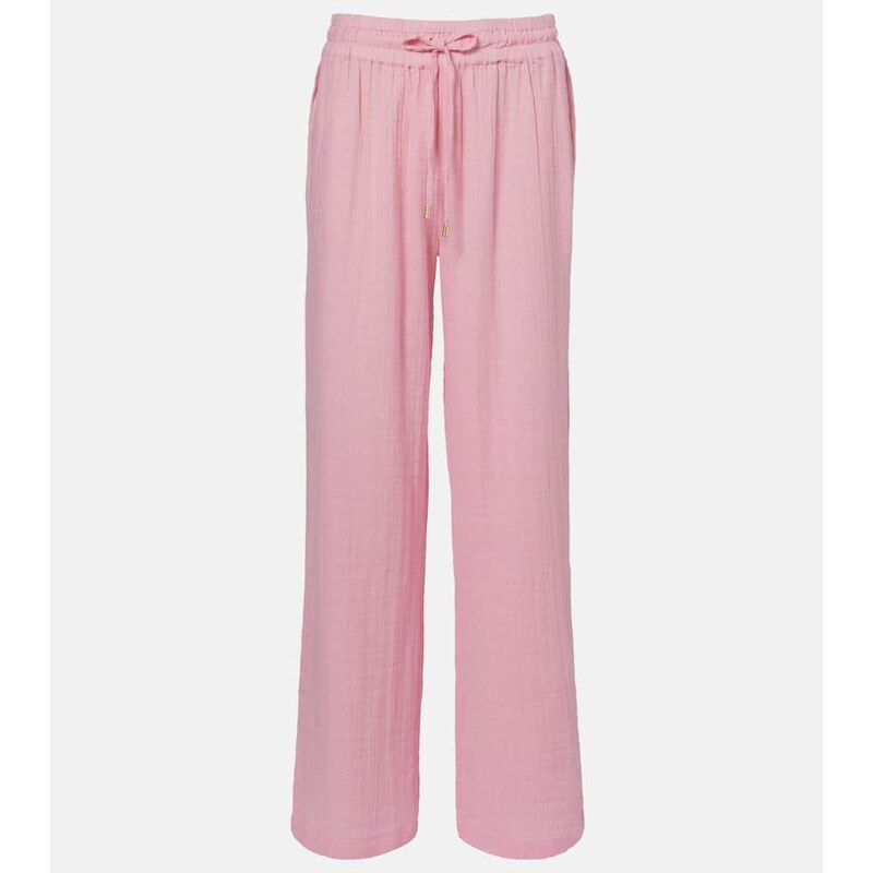 Melissa Odabash Krissy cotton wide-leg pants