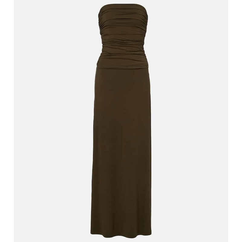 Melissa Odabash Rae ruched maxi dress