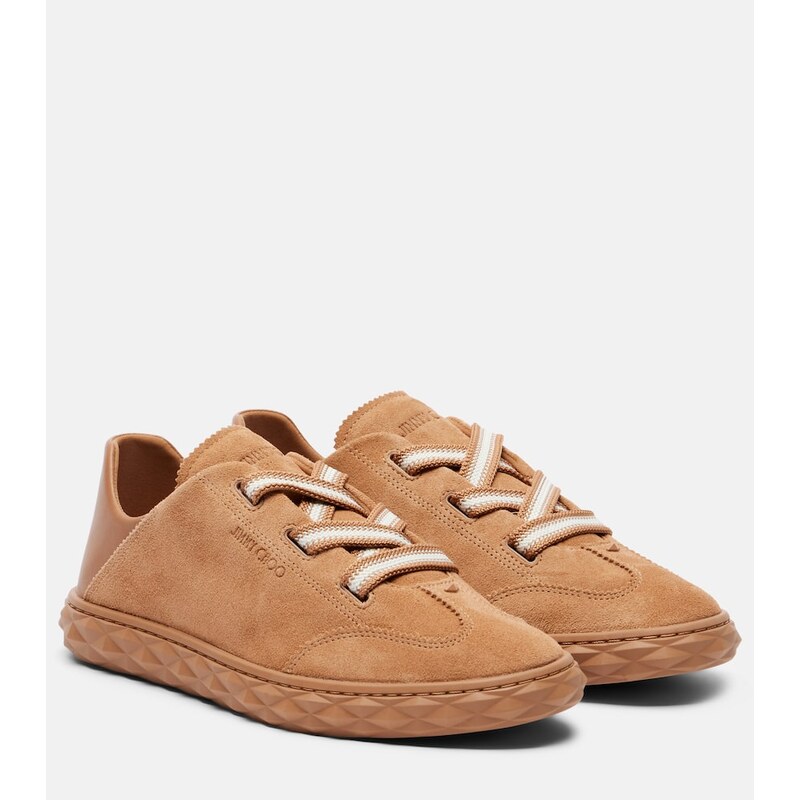 Jimmy Choo Diamond Light Flex suede sneakers