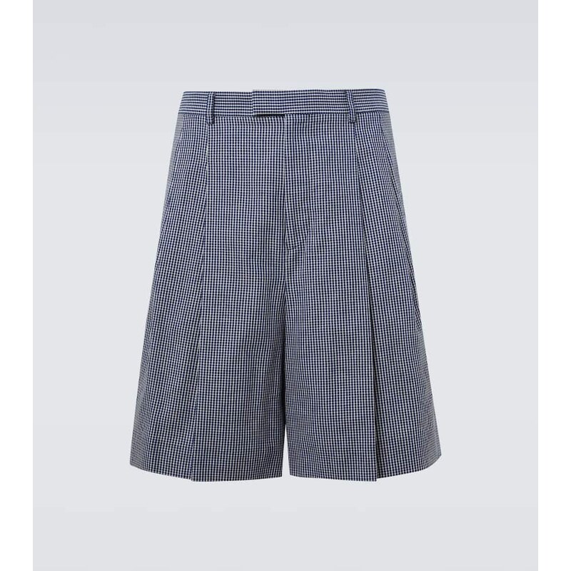 Givenchy Checked cotton Bermuda shorts