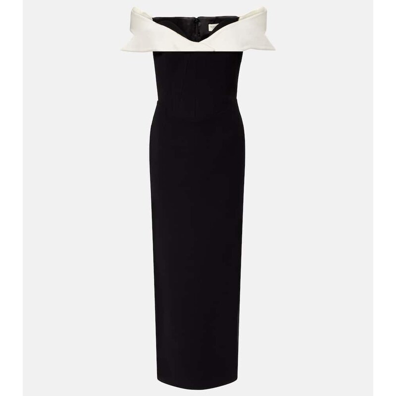 The New Arrivals Ilkyaz Ozel Jacqueline off-shoulder midi dress