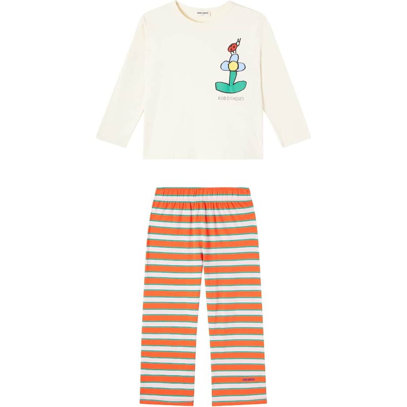 Bobo Choses Dancing Flower cotton pajamas