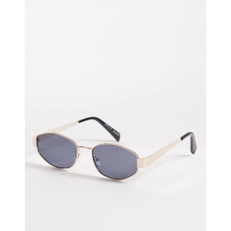ALDO miiaa oval metal frame sunglasses in gold 113306235