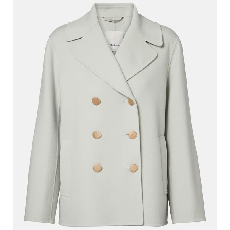 S Max Mara Margot double-breasted virgin wool jacket