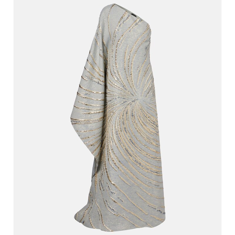 Taller Marmo Cannes one-shoulder lamé gown