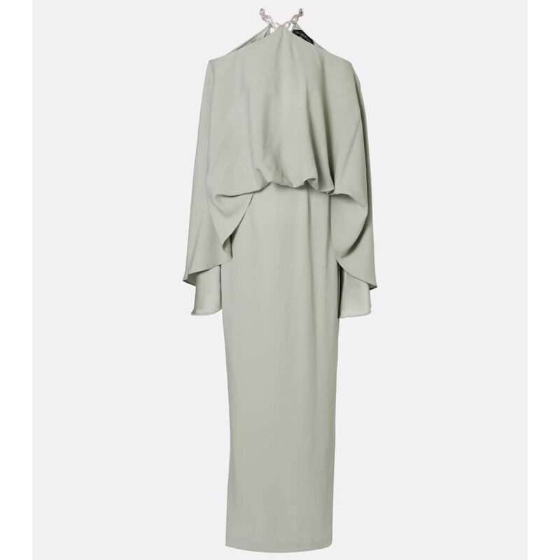 Taller Marmo Cyclades embellished crÃªpe cady gown