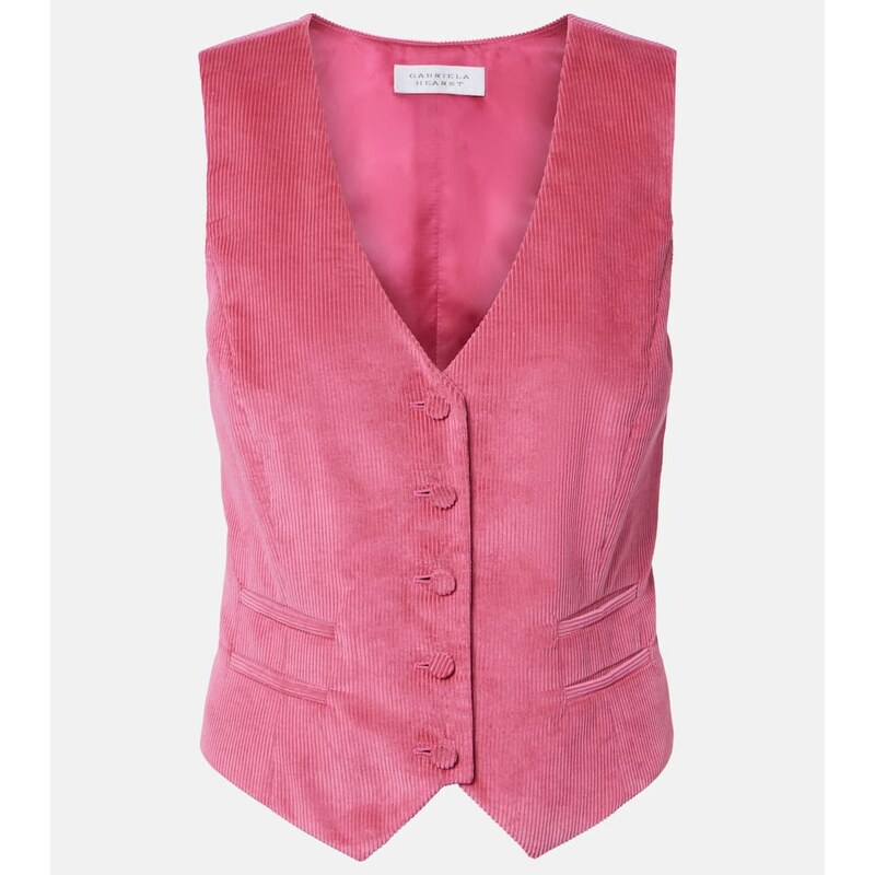 Gabriela Hearst Coleridge cotton corduroy vest