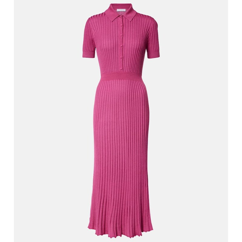 Gabriela Hearst Amor cashmere and silk midi dress