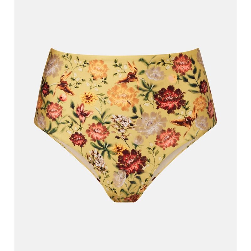 Agua by Agua Bendita Magenta floral bikini bottoms