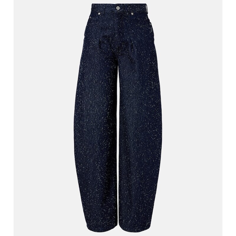 Jacquemus Logo barrel-leg jeans