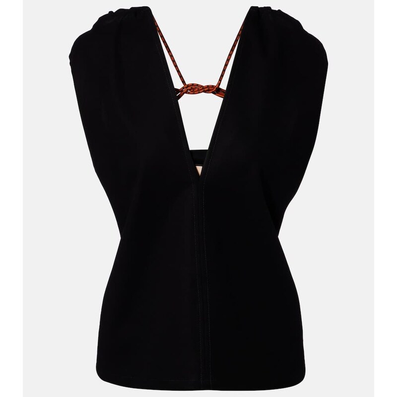 Plan C Cotton crÃªpe top