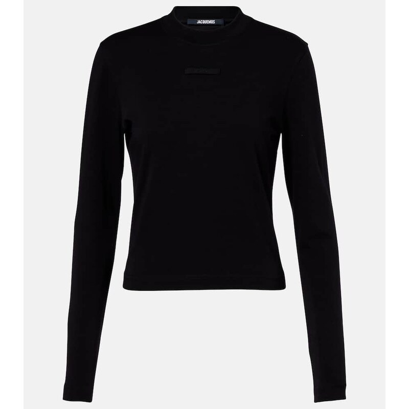 Jacquemus Logo cotton-blend jersey T-shirt