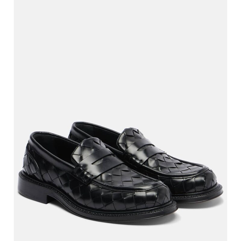 Bottega Veneta James Intrecciato leather loafers