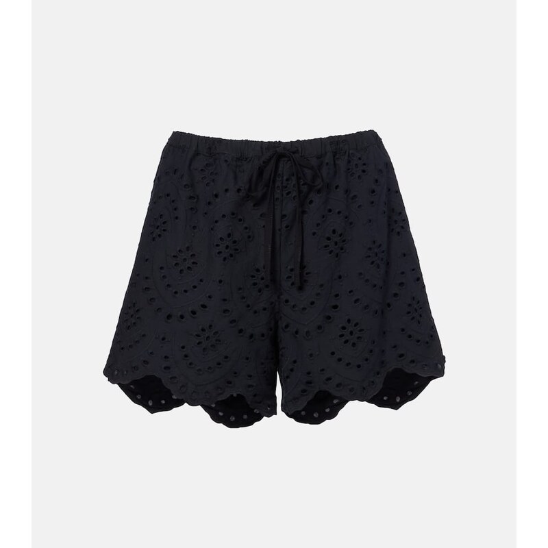 Poupette St Barth Cruse broderie anglaise cotton shorts