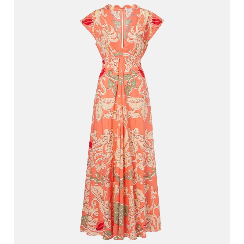 Poupette St Barth Noreen printed cotton maxi dress