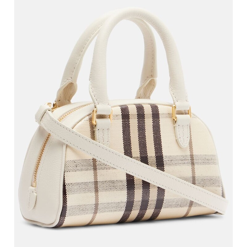 Burberry Highlands Small canvas top-handle bag