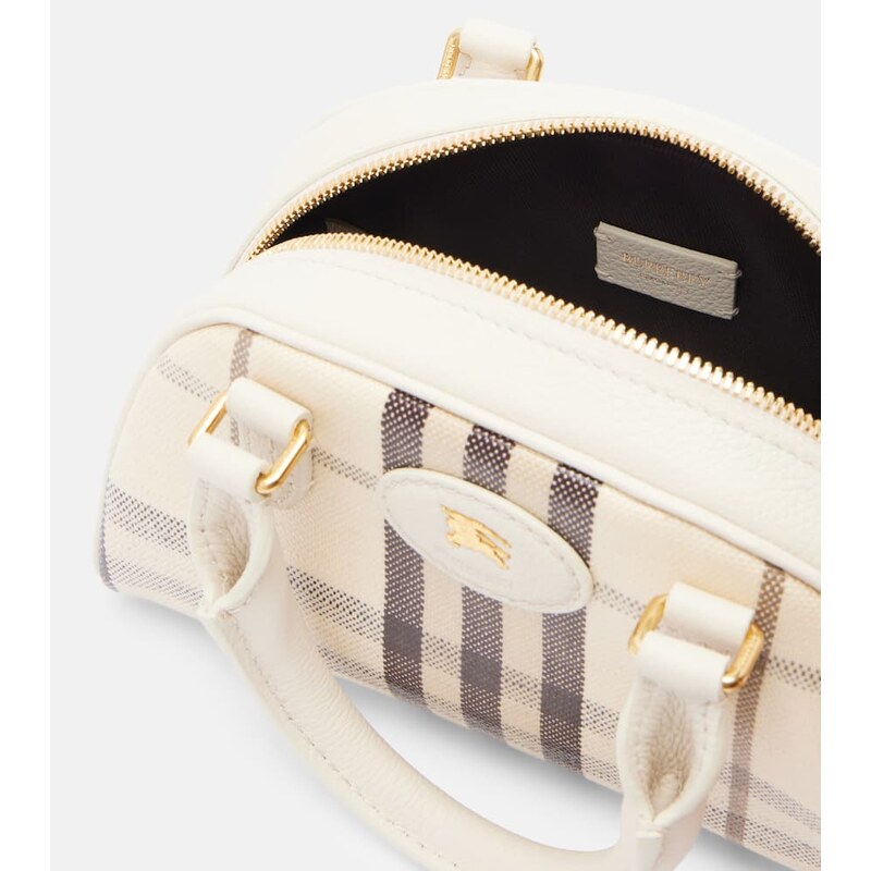 Burberry Highlands Small canvas top-handle bag