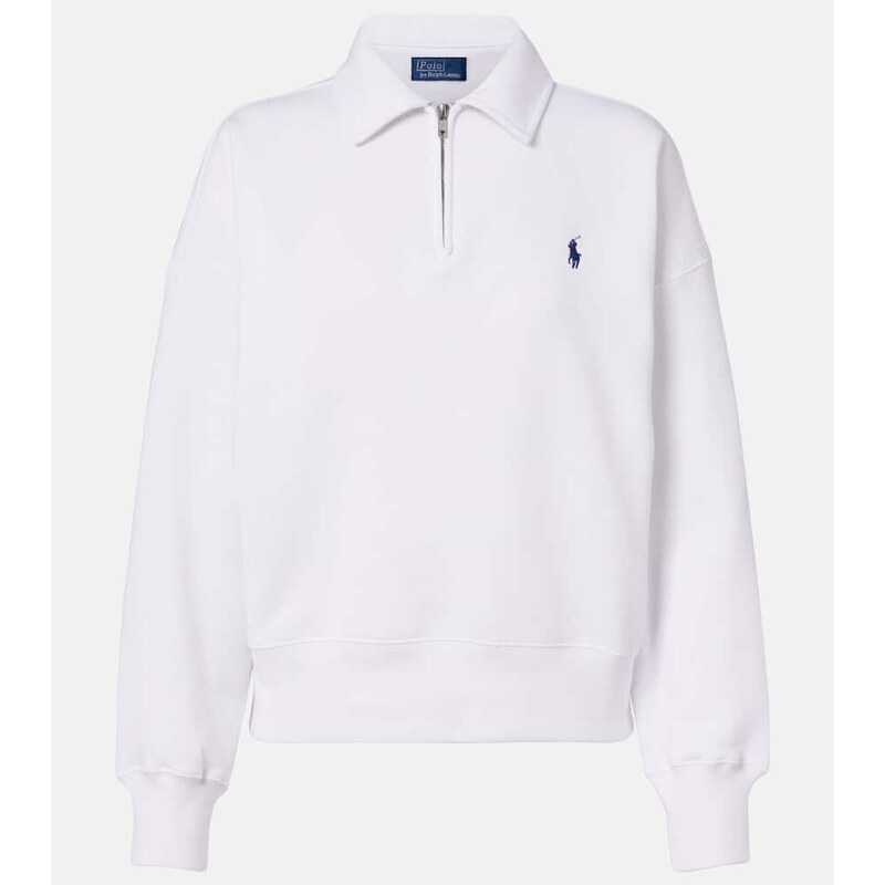 Polo Ralph Lauren Cotton-blend jersey sweatshirt