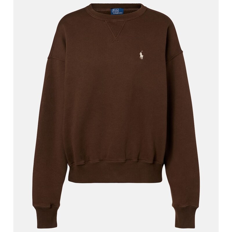 Polo Ralph Lauren Logo cotton-blend jersey sweatshirt