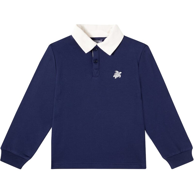 Vilebrequin Kids Embroidered cotton polo shirt