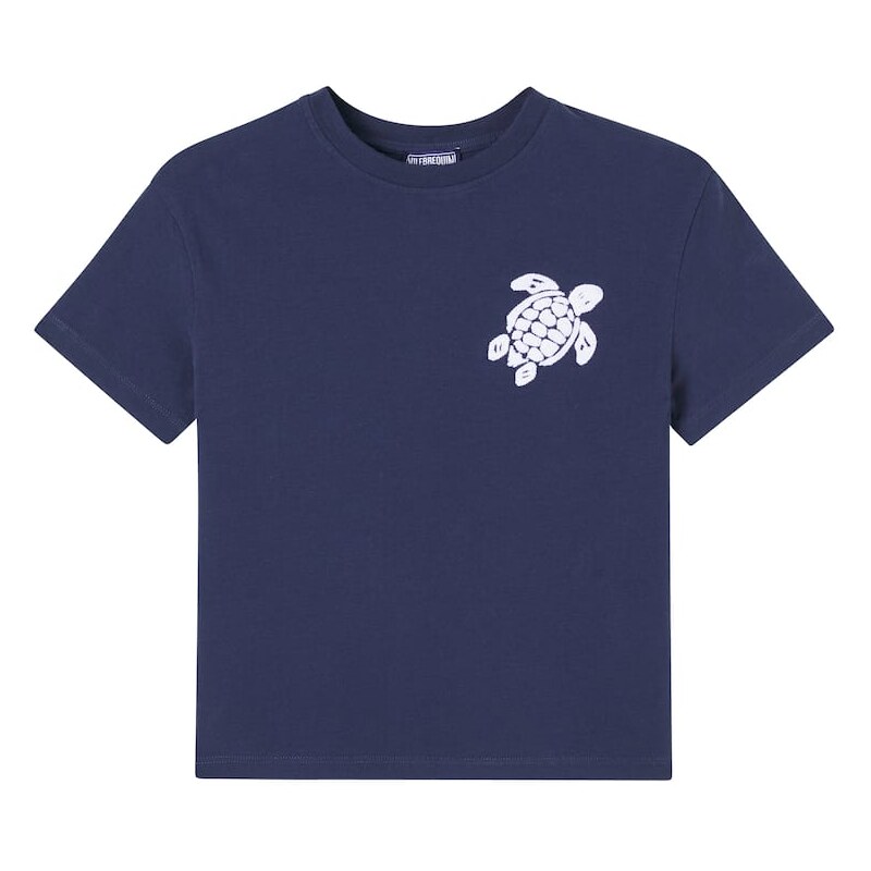 Vilebrequin Kids Embroidered cotton jersey T-shirt