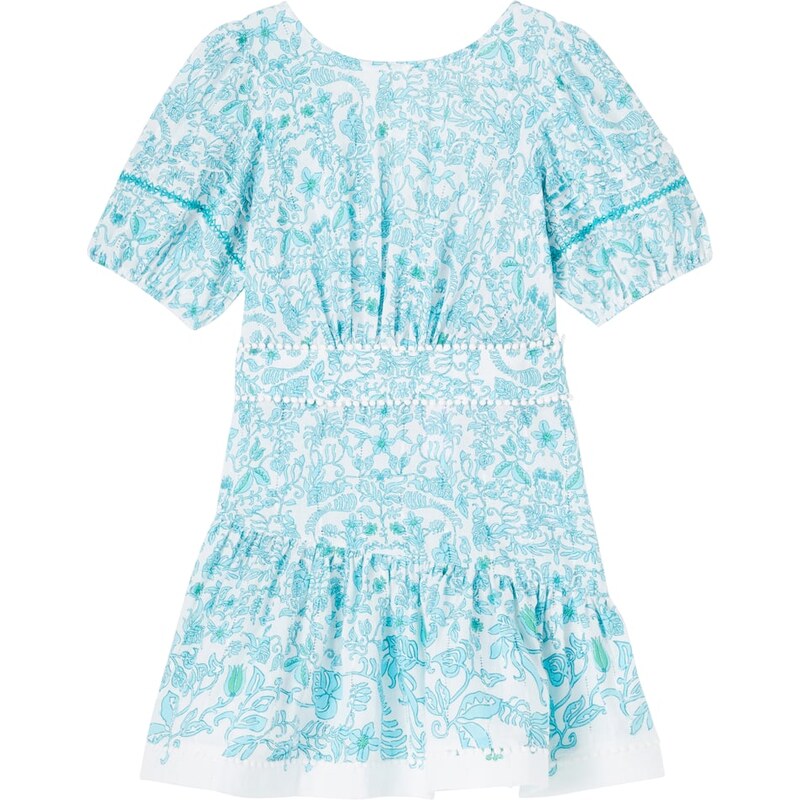 Poupette St Barth Kids Chantal floral cotton dress