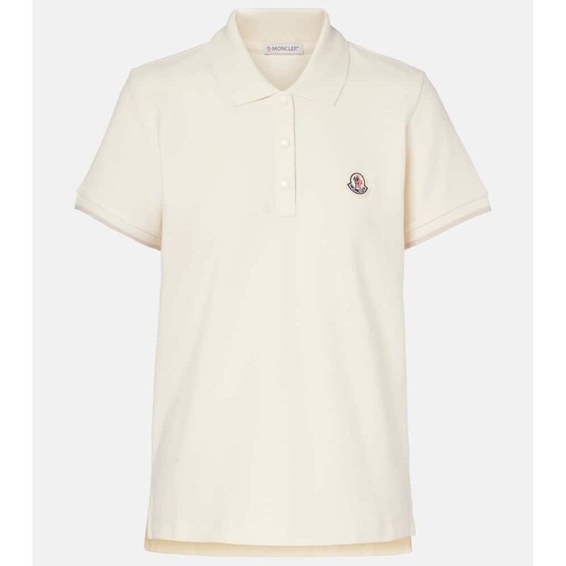 Moncler Logo cotton piquÃ polo shirt