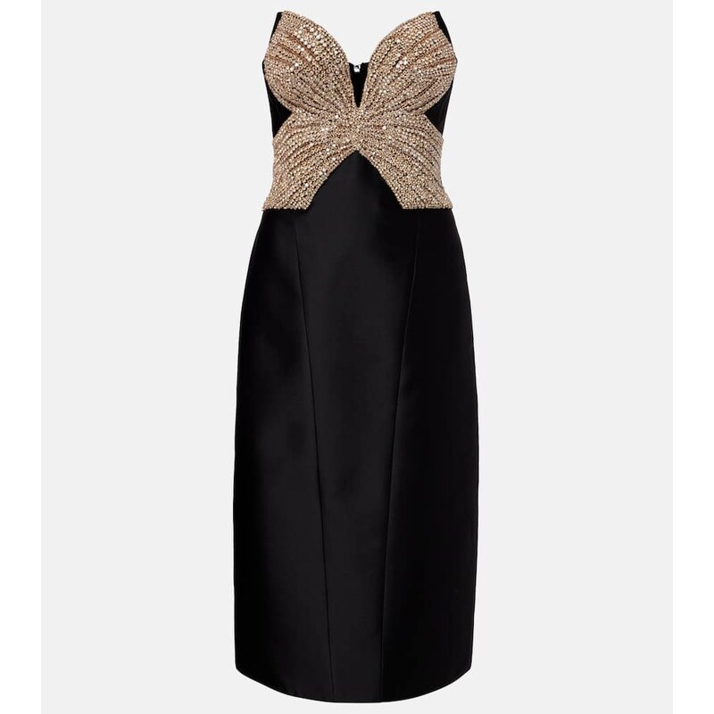 Costarellos Tala embellished cocktail dress
