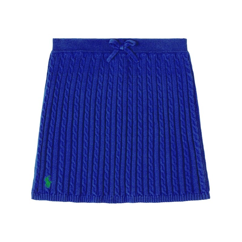 Polo Ralph Lauren Kids Cable-knit cotton skirt