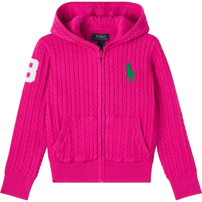 Polo Ralph Lauren Kids Cable-knit cotton hoodie