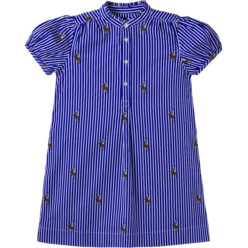 Polo Ralph Lauren Kids Logo striped cotton dress