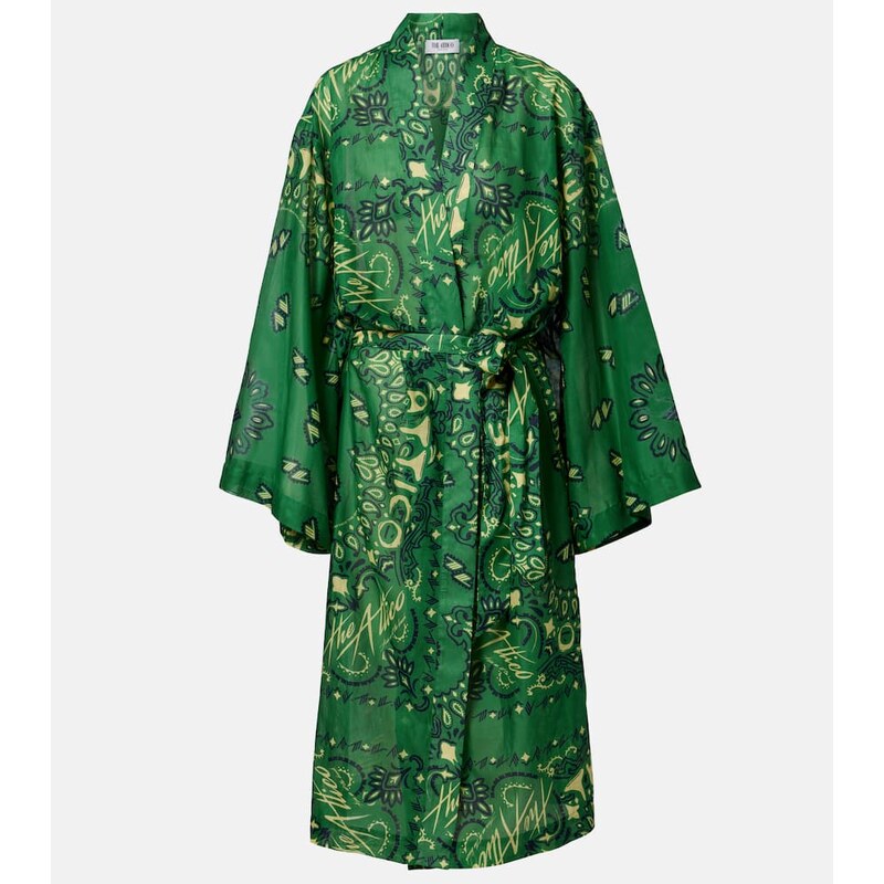 The Attico Bandana cotton muslin kaftan