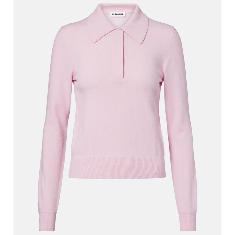Jil Sander Virgin wool polo sweater