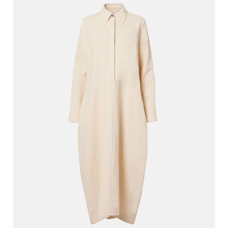 Jil Sander Oversized linen shirt dress