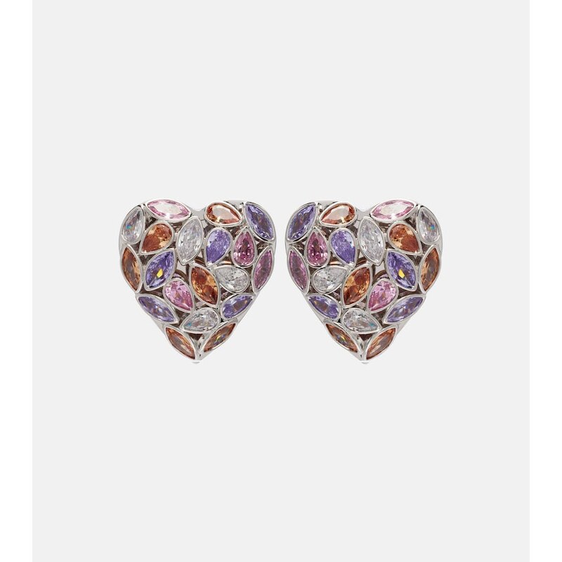 Self-Portrait Crystal-embellished earrings