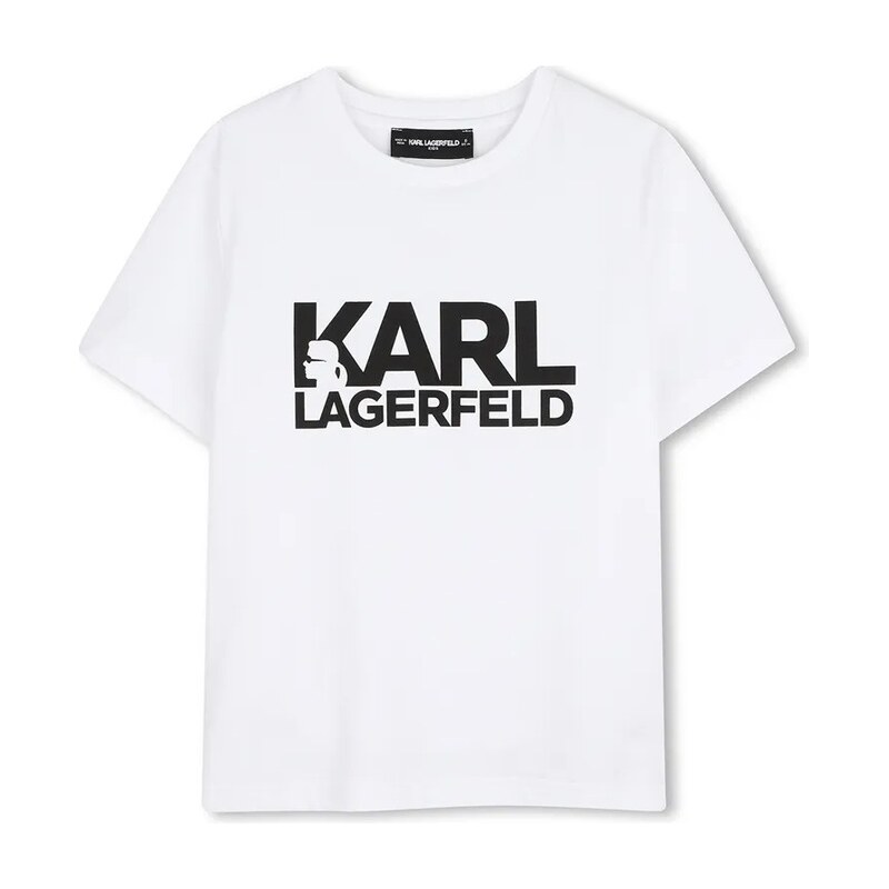 Karl Lagerfeld Dětské bavlněné tričko Karl Lagerfeld